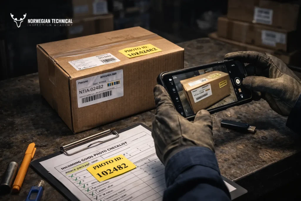 Receiving Photo & Documentation SOP for Incoming Goods