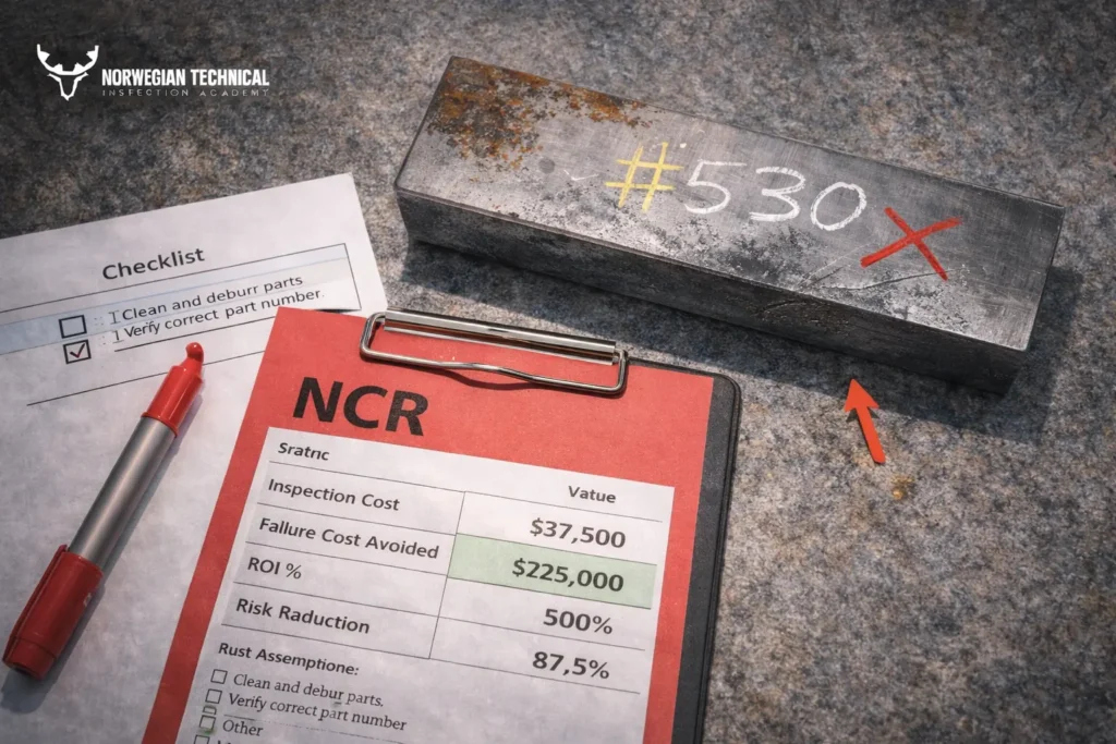 Receiving NCRs raw material